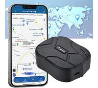 GPS Tracker, 10000mAh Battery GPS Car Tracker with Magnet, Waterproof Real Time Positioning Anti Lost Tracking Device for Fleet, Van, Vehicle, Worldwide Coverage No Distance Limit No Subscription Fee