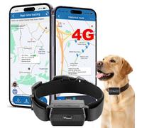 GPS Tracker, 5000mAh Rechargeable Magnetic GPS Tracker Free APP/Web Real-time Tracking IP65 Waterproof GPS Car Tracker Device with Two-way Conversation Temperature Measurement, No Subscription