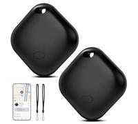 GPS Tracker Android, Smart Tag Android Compatible with Google's Find My Device App (Android Only), Suitcase Tracker Bluetooth Key Finder for Suitcases, Backpacks, Purses and Bags, Pack of 2