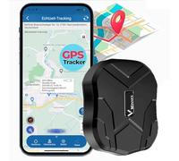 GPS Tracker, Car Tracker without Subscription Waterproof Vehicles Tracking Device 90 Days Long Standby Online Real Time Moving Tracking Strong Magnet Tracker Devices for Cars Truck Boats Fleet TK905