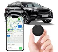 GPS Tracker for Cars, Hidden Magnetic Car GPS Tracker for Vehicles Compatible with iOS & Android, Mini Anti-Theft Tracker with Real-Time Location, No Monthly Fee, No SIM Card Required