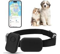 GPS Tracker for Cats & Dogs,Cat Tracker Collar Tag,No Monthly Fee,Pet Tracker Device Compatible with iOS/Android,GPS Tracker for Pets,Mini Dog Tracker,Cat Tracker Collar Adjustable & Breakaway