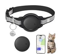 GPS Tracker for Cats, Mini GPS Cat Tracker, Smart Pet Activity Tracker, No Monthly Fee, Compatible with Apple Find My(iOS Only), Anti-Lost, Finder Tag for Vehicles, Pets, Kids, Items (1 Pack)