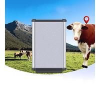 GPS Tracker for Cattle, Horse and Livestock - 18000mAh Battery, Real-time Positioning, Historical Tracking, Range Setting, Vibration Alarm