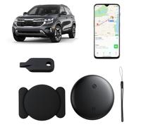 GPS Tracker for Vehicles Compatible with Android Mini Portable Magnetic Car Tracker Work Full Global Coverage for Kids Pets Keys Wallet Luggage & Bag No Subscription Required No Monthly Fee Black