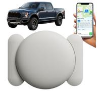 GPS Tracker for Vehicles,Magnetic Car Tracker No Sim Card Required,Real Time Car Tracker Devices,Portable GPS Tracker for Bikes,Car,Pets,Anti-Theft Hidden Location Tracker for Vehicles,White