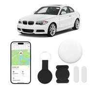 GPS Tracker for Vehicles, Mini Air Real-Time Car Tracker Tag With Magnet Global Coverage Hidden Locator (Compatible with iOS & Android) No Monthly Fee or Subscription No SIM Card Require
