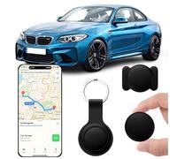 GPS Tracker for Vehicles Work with Built-in APP (Compatible with iOS and Android),Mini Car Air Tracker Tag With Magnet Global Coverage,Hidden Car Locator Device,No Monthly Fee or Subscription