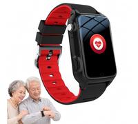 GPS Tracker Medical Alert Watch for Elderly with Fall Alarms | Emergency SOS Button with Two-Way Voice, Blood Pressure Monitor & Health Tracker for Personal Safety and Wellbeing