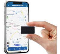 GPS Tracker, Mini 4G Tracker Device Rechargeable Magnetic Real Time Tracking GPS Locator for Vehicle Kids Luggage Wallet Pets with Geofence Anti-Lost Car Tracker Available Worldwide No Monthly Fees1