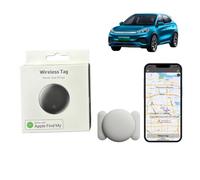 GPS Tracker Mini Magnetic Car Tracker No Monthly Fee, IPX6 Waterproof Car Tracker with 360-Day Battery, Real-Time Tracking Dog Tracker, Compatible with iOS/Android for Vehicle/Pet (white for ios)