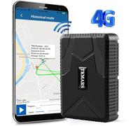 GPS Tracker No Subscription Fee, TKMARS 7800mAh Long Battery Life Rechargeable Car Tracker Devices with Strong Magnet, Real-time Tracking Anti Theft Vehicle Tracker with Free APP Multiple Alarms