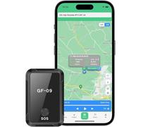GPS Tracker,Portable Real Time GPS Locator Tracker for Luggage/Vehicle/Car/Children/Pets,Unlimited Range of Global Real Time Location Tracking(With Free App)