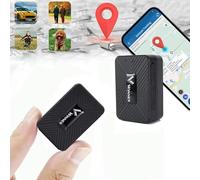 GPS Tracker, Real Time Tracking Rechargeable Magnetic Mini GPS Tracker for Cars, Kids, Elderly, Pet, Anti-Theft Micro Tracker Device with Free App, Full Global Coverage No Subscription