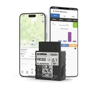 GPS Tracker ScorpionTrack OBD Car Tracker, 4G GPS Tracker for Vehicles, Real-Time Location & Compact Tracker Solution, Best GPS Tracker for Cars, Vans, Motorcycles & Motorhomes (4G FMC800+ 12 Months)