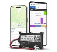 GPS Tracker ScorpionTrack Self-Install Car Tracker, 4G GPS Tracker for Vehicles, Real-Time Location & Compact Tracker Solution, Best GPS Tracker for Cars, Vans, Motorcycles (2G FMT100+ 12 Months)