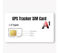 GPS Tracker SIM Card - Global Coverage, SIM Card for Zeerkeer GPS Tracker 2G GSM/4G LTE Network, No Fixed Costs, Data Only, No Call or SMS Service, Subscription Required
