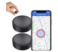 GPS Tracker Strong Magnetic Car Vehicle Tracking Anti-Lost, Multi-Function GPS Mini Lacator, Monitoring, Automatic Recording/Voice Activated Callback with App, for Professional Vehicles (2)