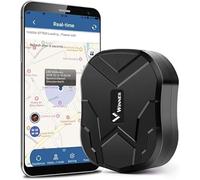GPS Tracker, TKMARS Magnetic Car Vehicle Tracker, 10000mAh Long Standby GPS Tracker, Real-time SMS + APP Alerts, Waterproof, 10s Update Location, Tracker Devices for Truck, Motorcycle, Boat TK905B