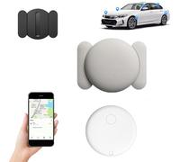 GPS Tracker with Weatherproof Magnetic Case, GPS Tracker for Vehicles, Mini Car Air Tracker Tag With Magnet, Real-Time Location Trackers, For Vehicless, Trucks, Pets, Valuables (White*1)