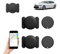 GPS Tracker with Weatherproof Magnetic Case, GPS Tracker for Vehicles, Mini Car Air Tracker Tag With Magnet, Real-Time Location Trackers, For Vehicless, Trucks, Pets, Valuables (Black*2)