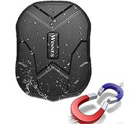 GPS Tracker, Zeerkeer GPS Tracking Device Waterproof Real Time Tracking GPS Locator 3 Months Standby Anti-lost GPS Alarm Car Tracker for Car, Truck, Moto Freezer, Boat with Free App