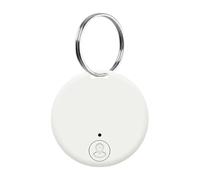 GPS Tracking Key Tags,Round blue tooth Key Finder Pet GPS Tracker, Dual-Way Alarm Smart Anti-Lost Device For KeysCar Wallet Cats Dogs, Real-Time Location Tracking With App Control