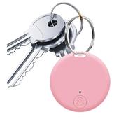 GPS Tracking Key Tags Round Dog Tracker Anti-Lost Device With Two-way Alarm, Mobile Tracking Locator For Kids, Wallets, Keychains, Cats, Cell Phones, And Pets