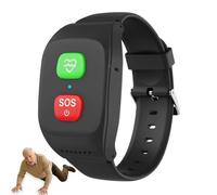 GPS Tracking Watch for Elderly with Emergency Call, Fall Detection, Sleep Monitoring Alert, Personal Safety Locator for Dementia Patients
