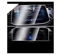 GPS Transparent Navi Film For Benz For E-class 2024 Car GPS Navigation Center Touch And Dashboard Tempered Glass Screen Protector Film Car Navigation Screen Protector(Dashboard and gps)