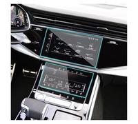 GPS Transparent Navi Film For Q7 For Q8 E-tro 2019 2020 2021 2022 2023 Car Radio GPS Navigation Interior Accessories Screen Protector Tempered Glass Car Navigation Screen Protector(For GPS and air)
