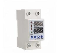 GPS7-04 Rail Intelligent Over Voltage Current and Under Voltage Protective Device Protector Relay 40A 63A 220V 230V 1Pcs (Size : 63A)