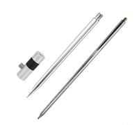 GPTWO-PRO 7-54Mhz Portable Shortwave Antenna Base with M10 Thread for Amateur Radio SSB CW FM Outdoor Communication Vertical Polarization Metal Silver Body Low Standing Wave Ratio