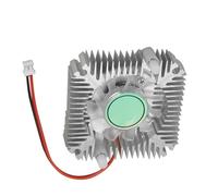 Gpu Cooler, 55mm Chip Hole Distance, Aluminum Air Radiator, 5.5 Cm Ball Bearing Fan, for Game and Video Editing Tasks at Home or Work 2.16x2.16x0.47inches 12v Dc Support and Wide Voltage