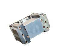 GPU Heatsink with Copper-Colored Pipe Ends for V100 P100, 9CM