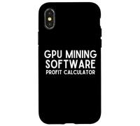 GPU Mining Software Profit Calculator Cryptocurrency Miners Case for iPhone X/XS