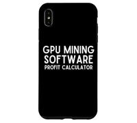 GPU Mining Software Profit Calculator Cryptocurrency Miners Case for iPhone XS Max