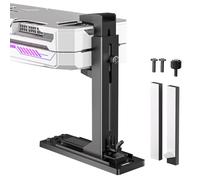 GPU Support Bracket, GSCOLER Dual Mode Graphics Card Support, 35-120mm Adjustable Anti Sag GPU Stand for Universal Video Cards, ABS GPU Brace with Anti-Static Sponge Pads for Vertical/Horizontal Mount