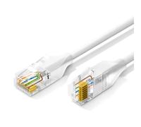 gpuconnect COMNEN CAT 6A High-Speed Ethernet Cable, Transparent Ethernet Lighting Patch Cord, 10Gbps Rated -10-50cm (24 Pack) (10.0, 10.0, Centimetres)