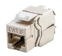 gpuconnect Premium RJ45 Keystone CAT 5E/6/6A/7/8 Shielded Module Network Jack 10/40GBps | Certified | Tool-less | POE/POE+ Support | Fits UK backbox (CAT 6 (10Gbps / 350MHz))