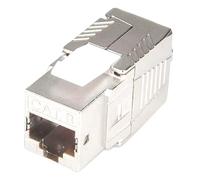 gpuconnect Premium RJ45 Keystone CAT 5E/6/6A/7/8 Shielded Module Network Jack 10/40GBps | Certified | Tool-less | POE/POE+ Support | Fits UK backbox (CAT 8 (40Gbps / 2000MHz))