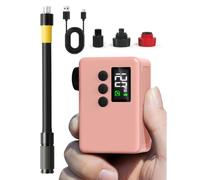 GPUTEK Mini Electric Bike Pump - 120PSI Bicycle Pump with Pressure Gauge | For Schrader and Presta Valve Bike Tyre Pump For Road, Mountain, City and Fat Tyre Bikes