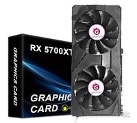 GPVHOSO Radeon RX 5700 XT 8GB Graphics Card GDDR6 2560SP 256bit Computer Graphics Cards GPU PCI-e 4.0 x16 HDMI/DisplayPort*3 Interface, Video Cards AMD for PC Gaming and Office, Support Up to 8K
