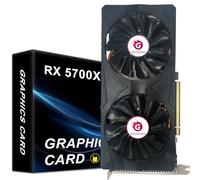 GPVHOSO RX 5700 XT 8GB Graphics Card, GDDR6 2560SP 256bit PCI-e 4.0 x16 AMD Radeon GPU Computer Graphics Card, Support Up to 8K Video Cards, HDMI DisplayPort*3 Interface