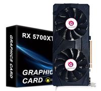 GPVHOSO RX 5700 XT Graphics Card, AMD Radeon RX 5700 XT 8GB GDDR6 2560SP 256bit PCI-e 4.0 x16 GPU Computer Graphics Cards, HDMI/DisplayPort*3 Interface, Video Cards Supports Up to 8K