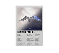 GPWDIEJB Zayn Malik Icarus FallsPoster Canvas Art Oil Painting Wall Painter Home Music Album Celebrity Painting Classical Decorative Wall ArtUnframe-style-808x12inch(20x30cm)