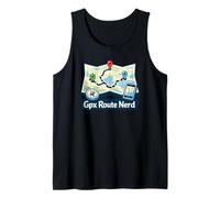 GPX Route Nerd Map Tank Top