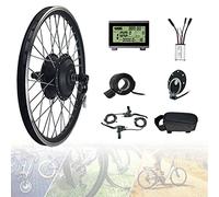 Gpxhbcb Ebike Conversion Kit, 36V/48V 250/350/500W Electric Bike Conversion Kit, Rear Wheel, Brushless Gear Hub Motor, 20"/24"/26"/27.5"/28"/29"/700C Rear Wheel, 700C-48V/250W