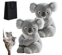 Gqiwub The Koaly Emotional Healing on Demand, Koaly Ai Toy, Ultra-Soft Koala Plush Mimics the Matural Movements like a Real Koala, Comfort Interactive Toy, Soft Plush Touch (2PCS)