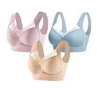 Gqiwub Wmbra Posture Correcting Bra - Wireless, Full Coverage Sport Bra for Older Women - UK sizes L, Alpha and Regular